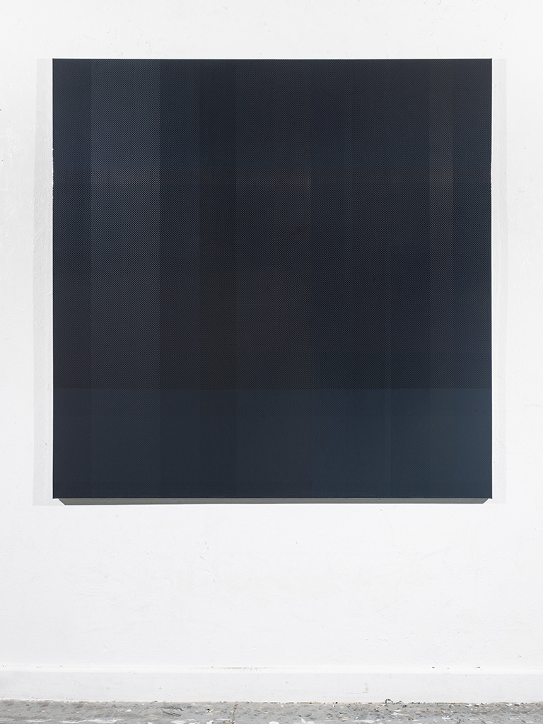 Gregor Hildebrandt (GH/M 1080) „Well you’re my friend (Bonnie Prince Billy)“, 2018 cassette tape on canvas 152 x 152 cm Courtesy of the artist and WENTRUP, Berlin 