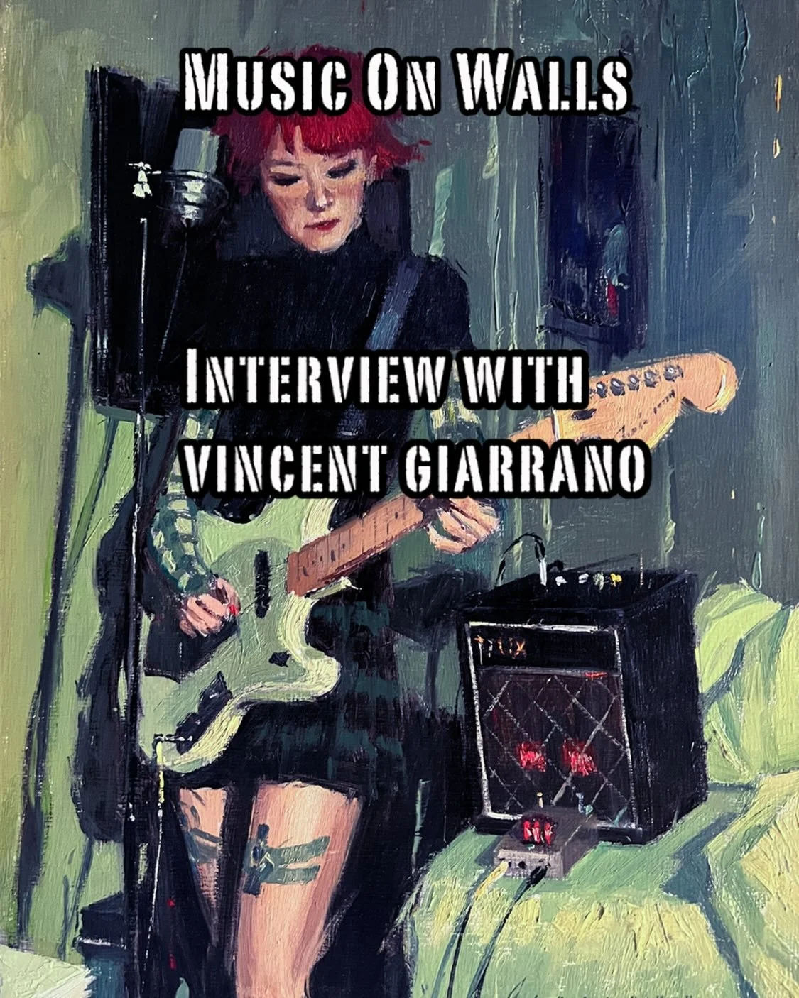 MoW&rsquo;s interview with @vgiarrano is out on our website (link in bio). 
In this interview, Vincent Giarrano shares with us the music that has inspired his recent artworks and how music helps him to connect deeply with mood and atmosphere. 

Full 