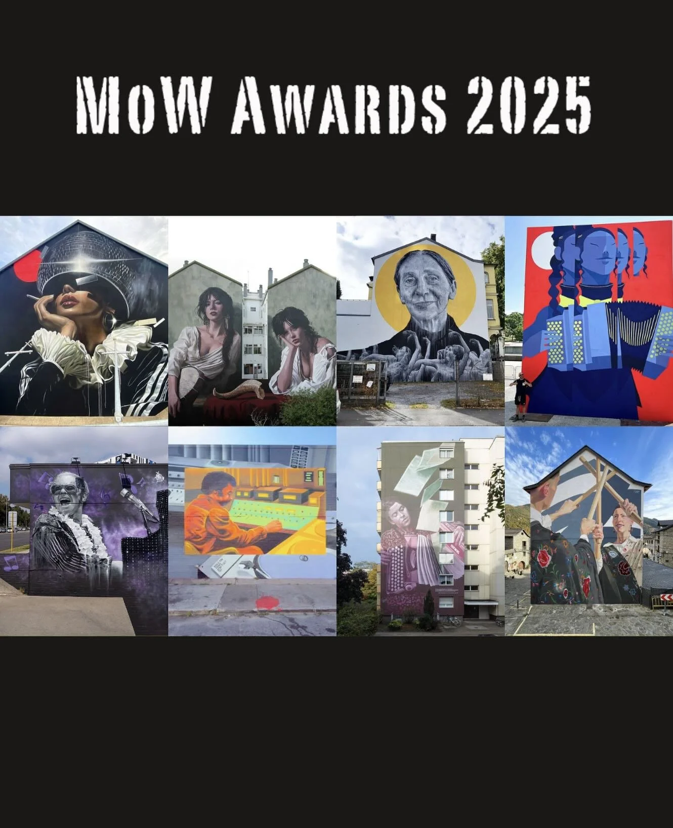 𝗩𝗼𝘁𝗲 𝗻𝗼𝘄! Check our selection of music inspired murals of 2025 from the world&rsquo;s leading urban and contemporary visual artists and vote for your 𝗳𝗮𝘃𝗼𝗿𝗶𝘁𝗲 𝗠𝗼𝗪 𝗺𝘂𝗿𝗮𝗹 𝗼𝗳 𝟮𝟬𝟮𝟱 - link in bio.

#mow #musiconwalls #mowaward