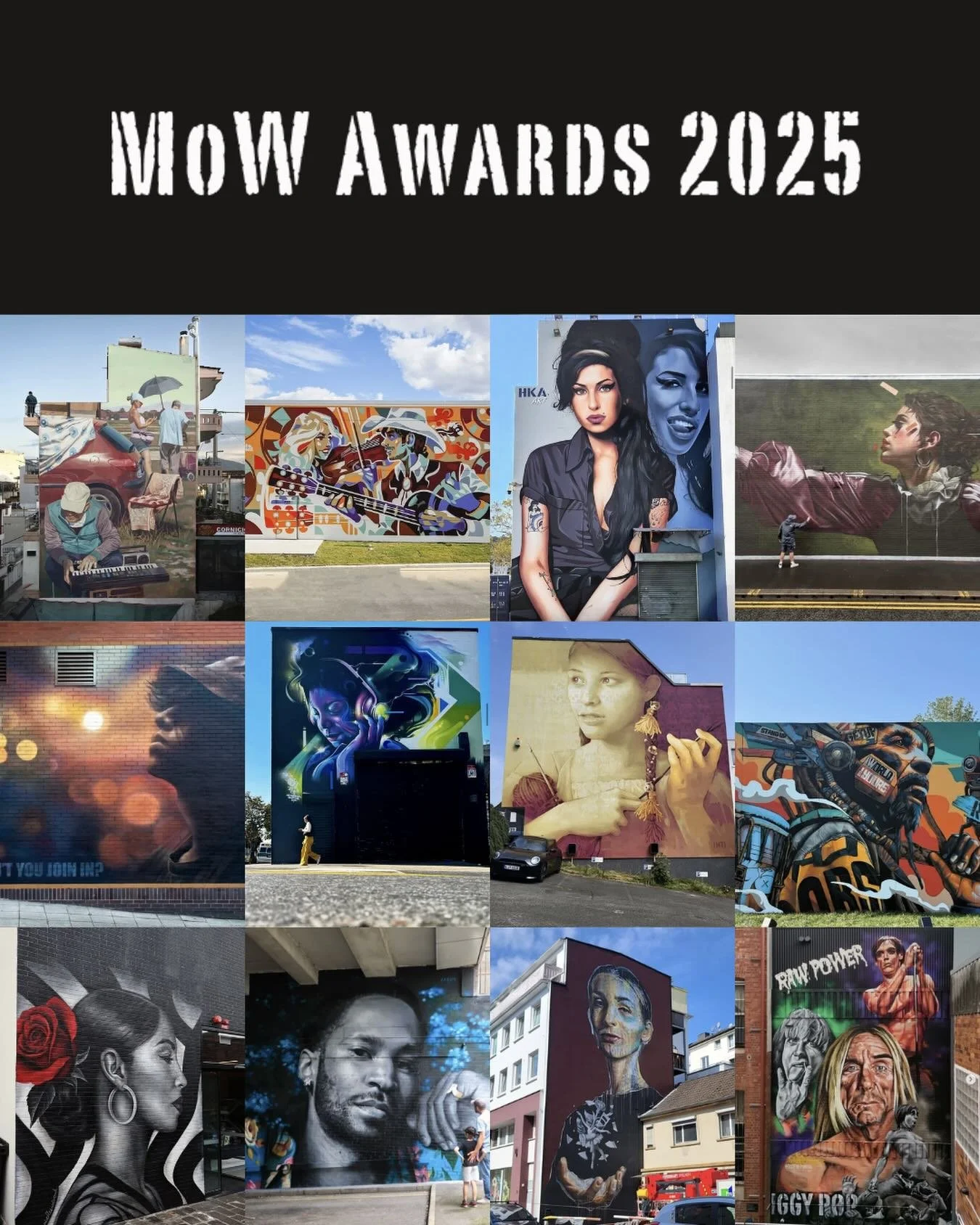 𝗩𝗼𝘁𝗲 𝗻𝗼𝘄! Check our selection of music inspired murals of 2025 from the world&rsquo;s leading urban and contemporary visual artists and vote for your 𝗳𝗮𝘃𝗼𝗿𝗶𝘁𝗲 𝗠𝗼𝗪 𝗺𝘂𝗿𝗮𝗹 𝗼𝗳 𝟮𝟬𝟮𝟱 - link in bio.

#mow #musiconwalls #mowaward