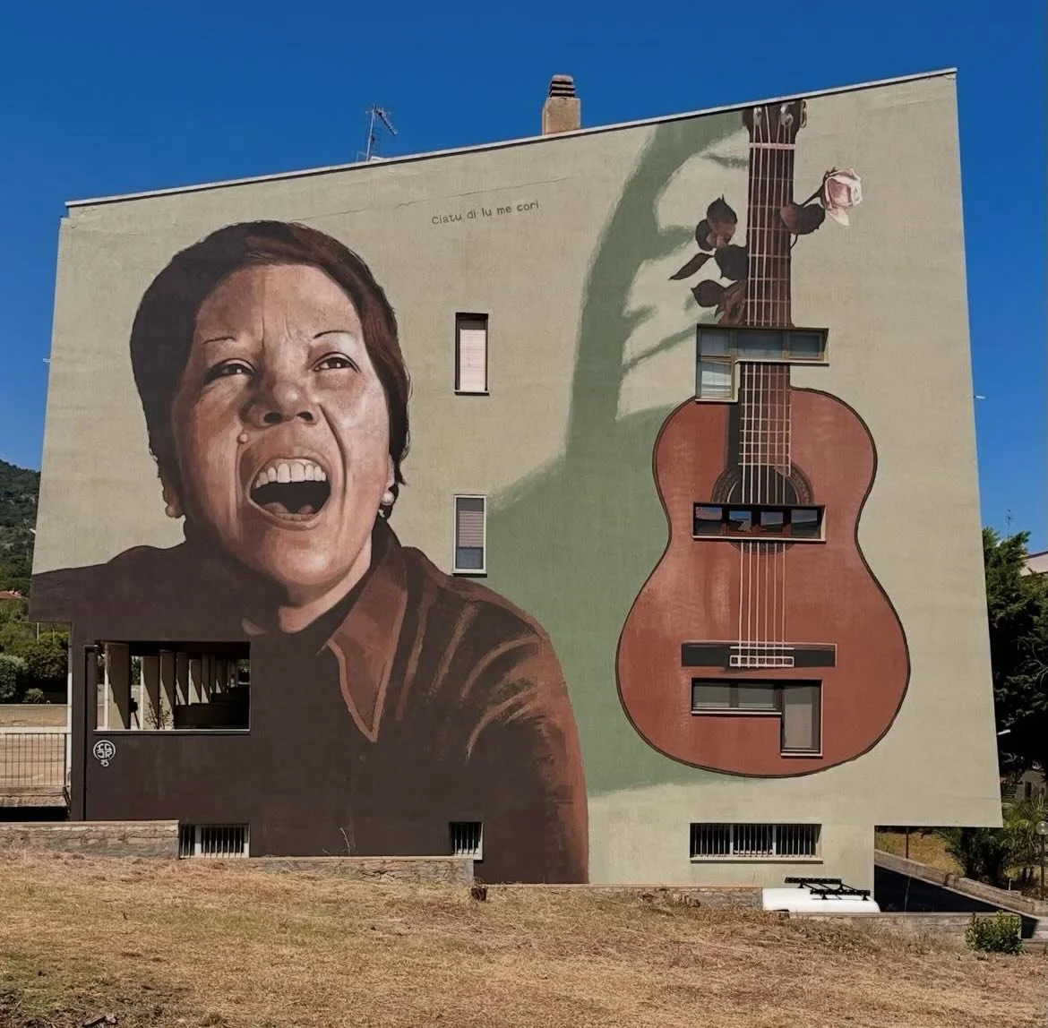 &ldquo;CIATU DI LU ME CORI&rdquo; - @igorscalisipalminteri tribute mural of sicilian icon Rosa Balistreri (21 march 1927 &ndash; 20 september 1990).

&ldquo;Rosa Balistreri is the immensely powerful voice of Sicily. She is a rebellious and poetic wom