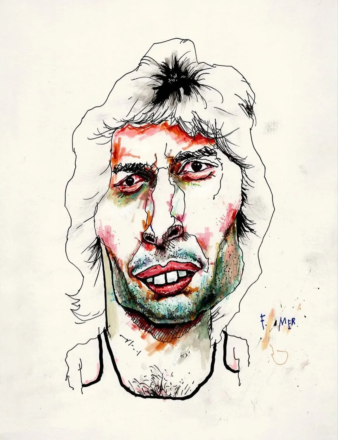 Freddie Mercury by @lewisrossignol 

#mow #musiconwalls #freddiemercury #lewisrossignol