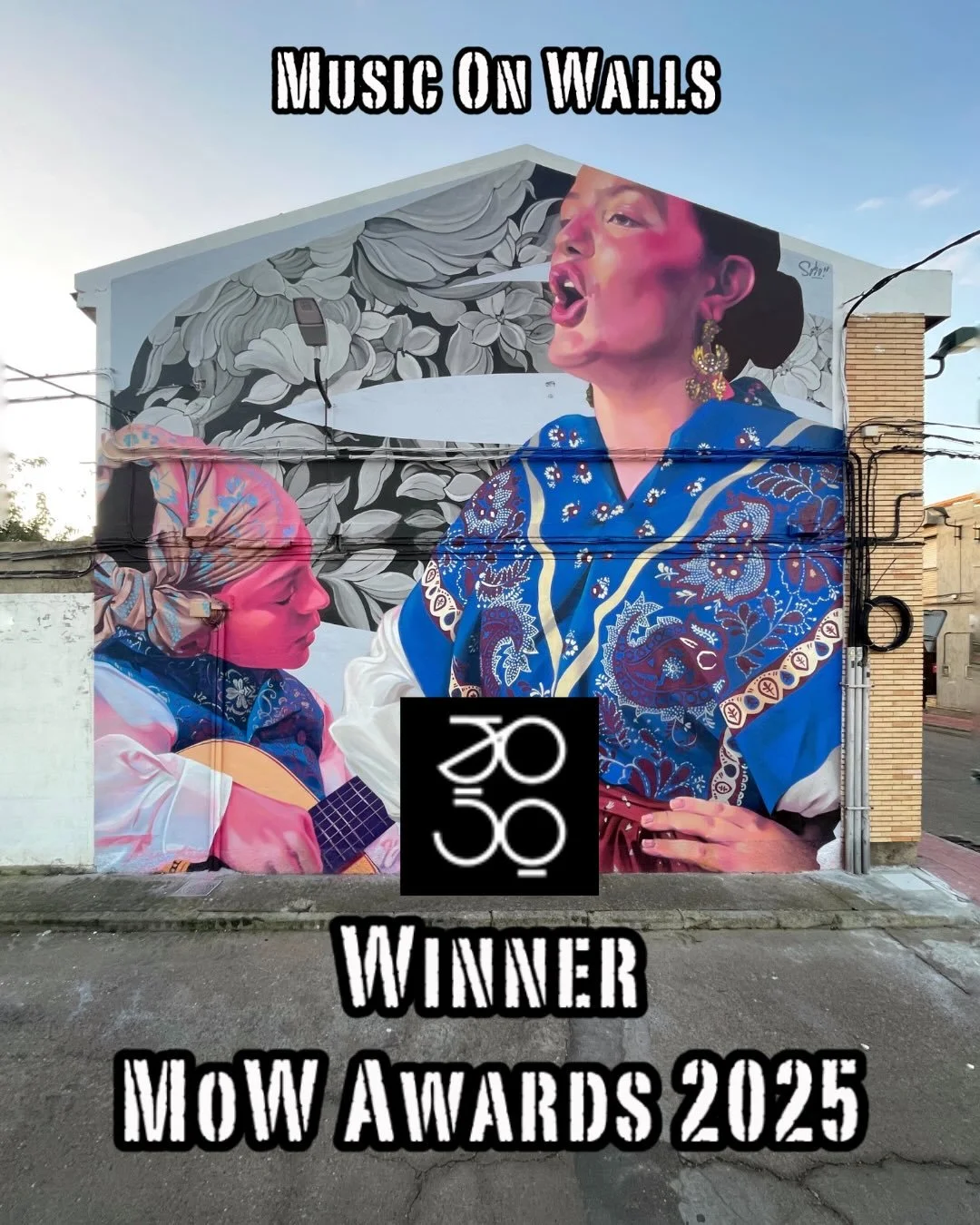 @sojo &lsquo;Jota Aragonesa&rsquo; has been voted the MoW best mural of 2025! 

This mural is entirely inspired by the &lsquo;Jota Aragonesa&rsquo;. The term &ldquo;Jota&rdquo; refers to both the dance and the music, and can be found in different par