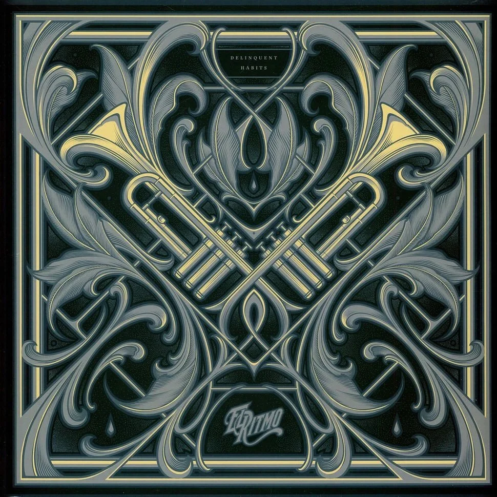 &laquo;&nbsp;El Ritmo&nbsp;&raquo; cover art by @kkade_schwarzmaler

El Ritmo is the 7th studio album from @delinquenthabits_official 

Tracklist:
1. Me &amp; The Boys
2. Canta No Llores
3. Burn Up
4. This World (feat. Reverie)
5. Enjoy The Rays
6. D