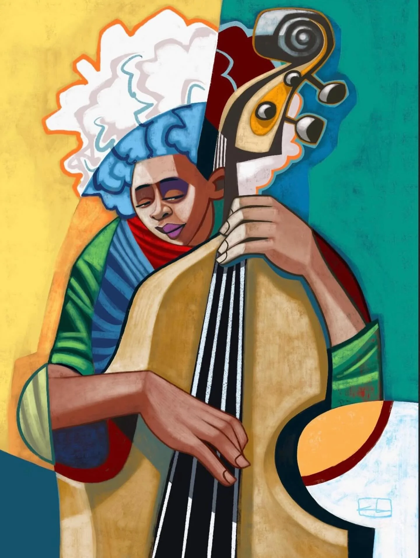 Keeping Time Her Way
Art by @cbabi 

#mow #musiconwalls