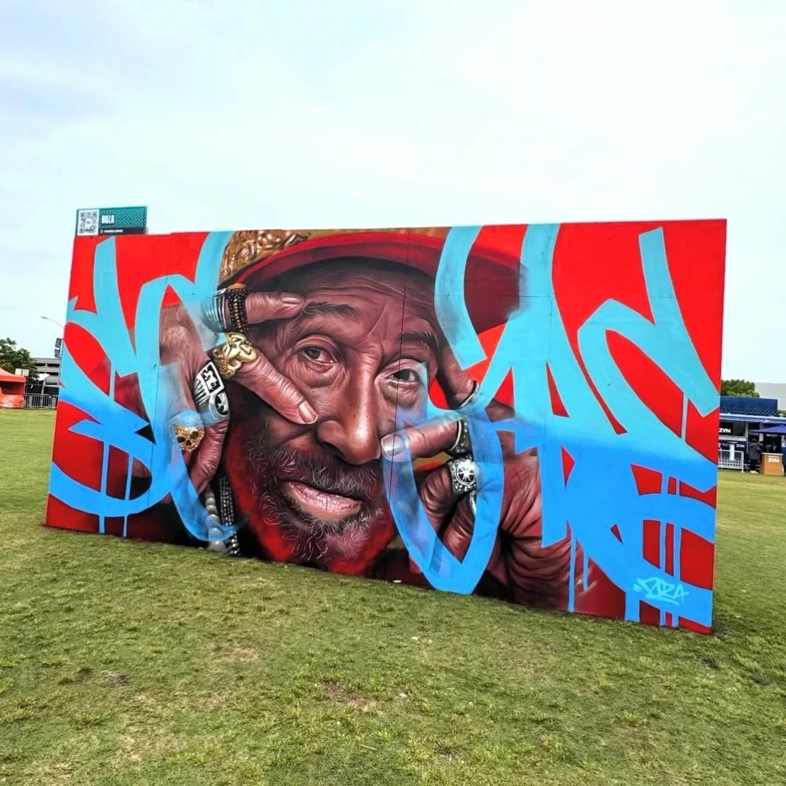 Lee Scratch Perry by @mendoza.creates for @austinreggaefestival 

#mow #musiconwalls #leescratchperry #mendozacreates