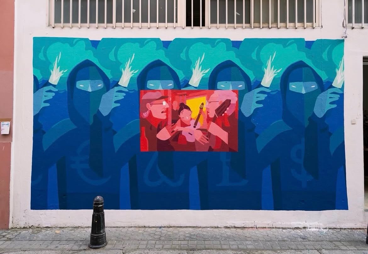 Fug&acirc;h by @zesarbahamonte 

#mow #musiconwalls #musicart #zesarbahamonte