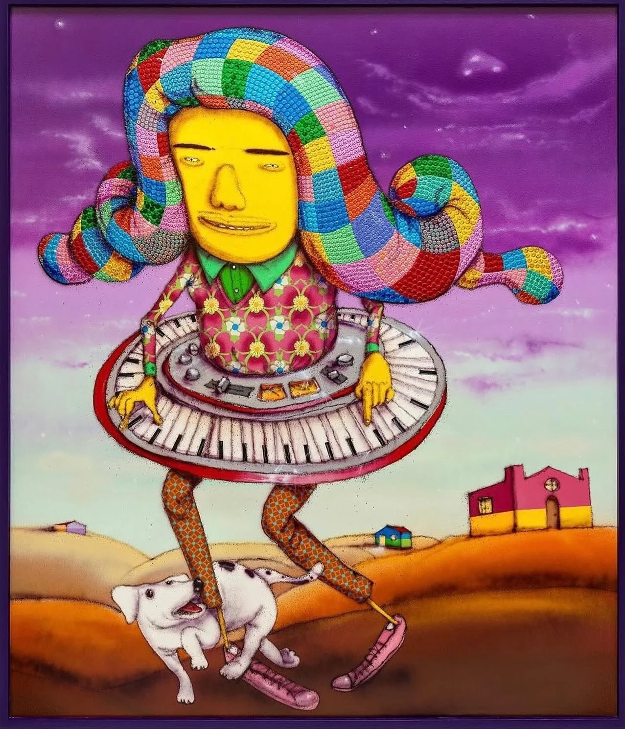 &ldquo;The Open Window&rdquo;, exhibition by @OSGEMEOS at @LehmannMaupin

Drawing from hip-hop culture, Brazilian folklore, and urban life, OSEGEMOS create visual worlds that feel both playful and deeply symbolic. Featuring a suite of five new painti