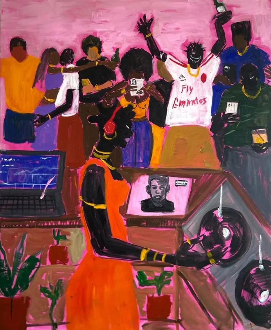 Don&rsquo;t touch the DJ by @catecismo__
acrylic on canvas 100x80 cm

#mow #musiconwalls #catescimo