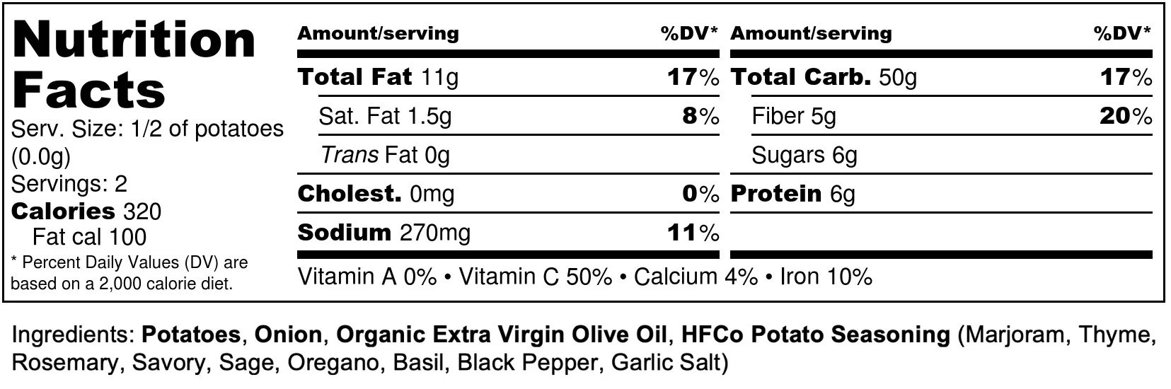 M&M Roasted Potatoes - Nutrition Label Bold.jpg