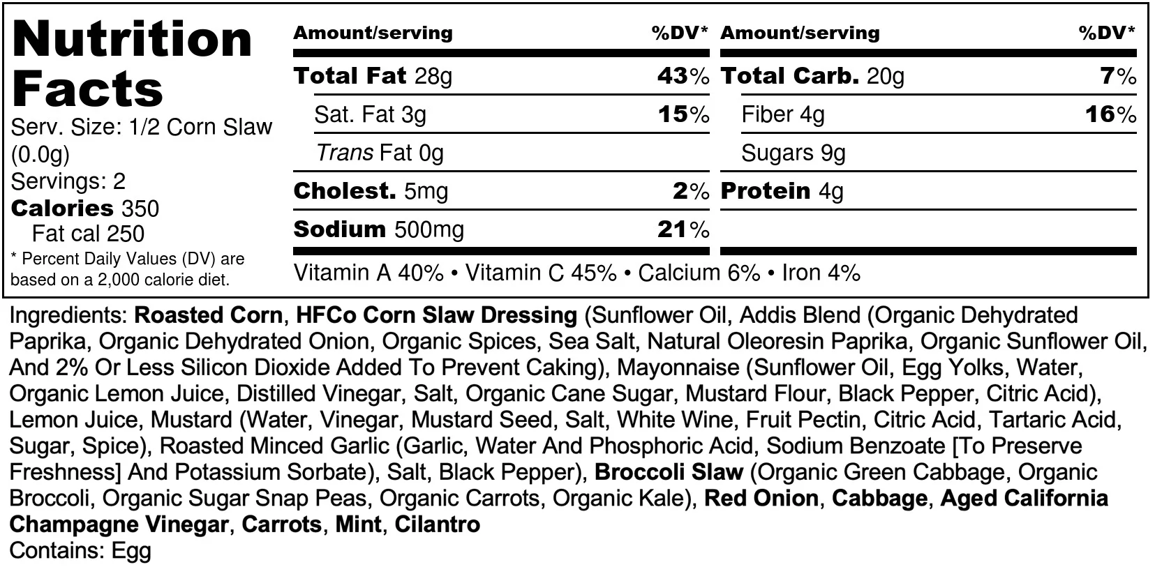 M&M Corn Slaw - Nutrition Label.jpg
