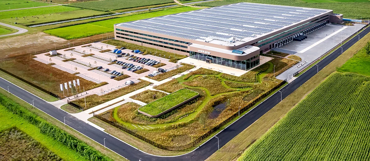Wehkamp's groene logistieke service centrum (meer info)
