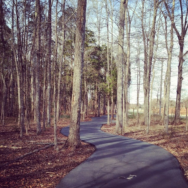 @laurenelizhook: We braved the cold today and discovered some walking trails around town. I must say - it's so fun exploring a new place! #sweetspots