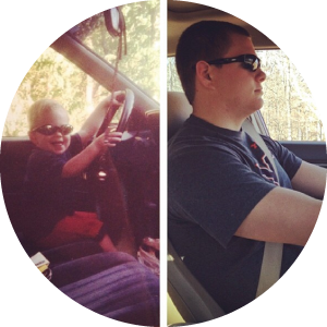 @kaitblanken Today my "little" brother took me for a drive. Crazy! I can already tell he's better than me. #sweetspots