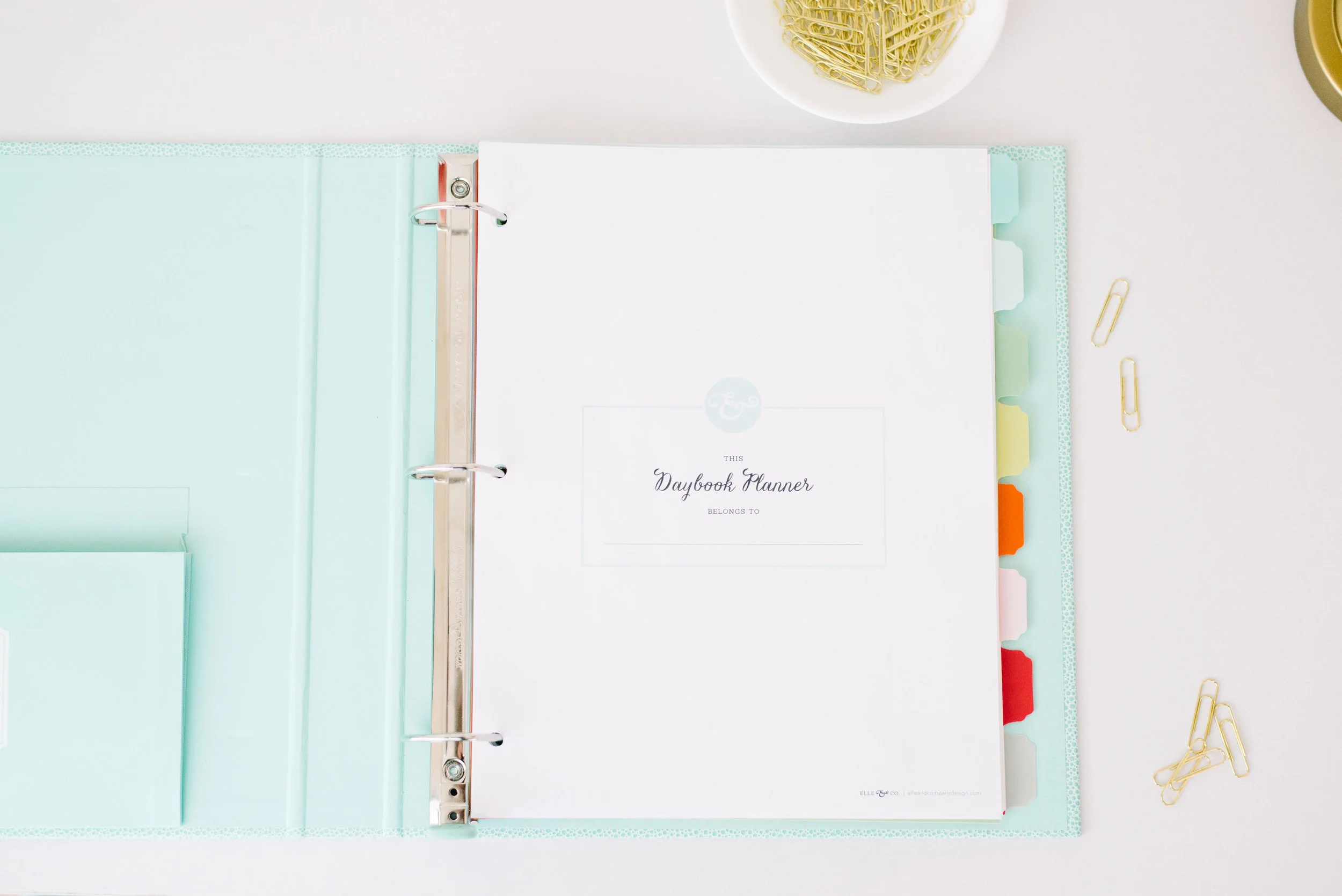 I'm a big fan of my pretty blue Martha Stewart binder and colorful tabs. You too? You can find them at Staples in the Martha Stewart section along with more pretty office supplies. 