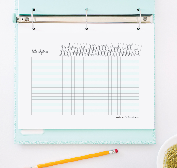 This workflow chart is now available in the Elle &amp; Company Library! Click here for more details.
