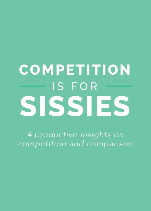 4 Productive Insights on Competition and Comparison