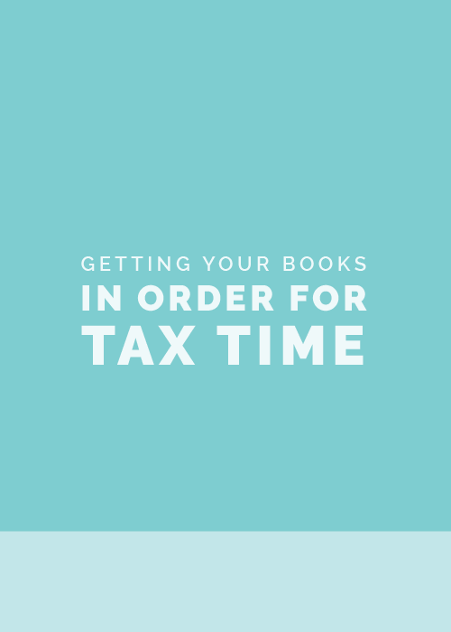 Getting Your Books Ready for Tax Time
