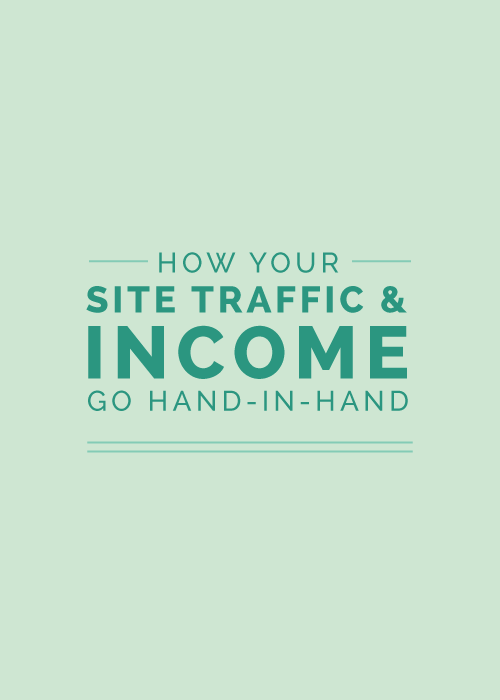 How Your Site Traffic and Income Go Hand-in-Hand