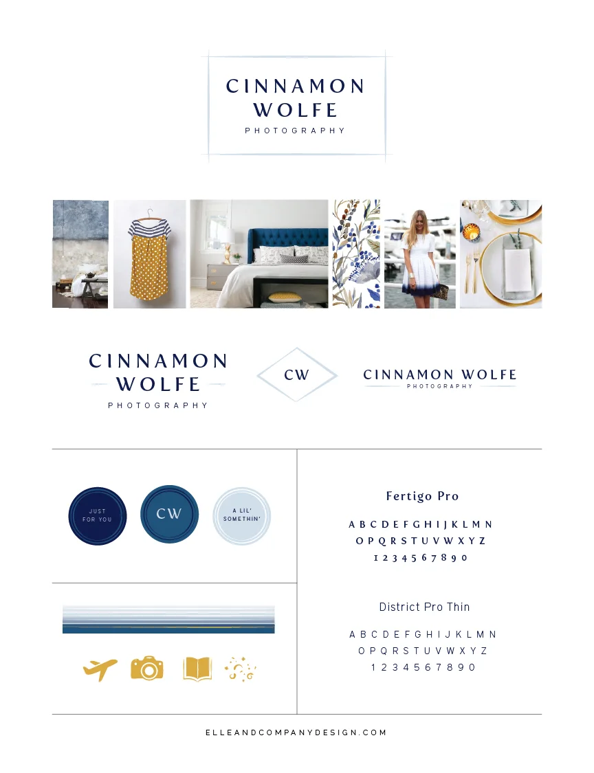 New Brand + Website for Cinnamon Wolfe Photography