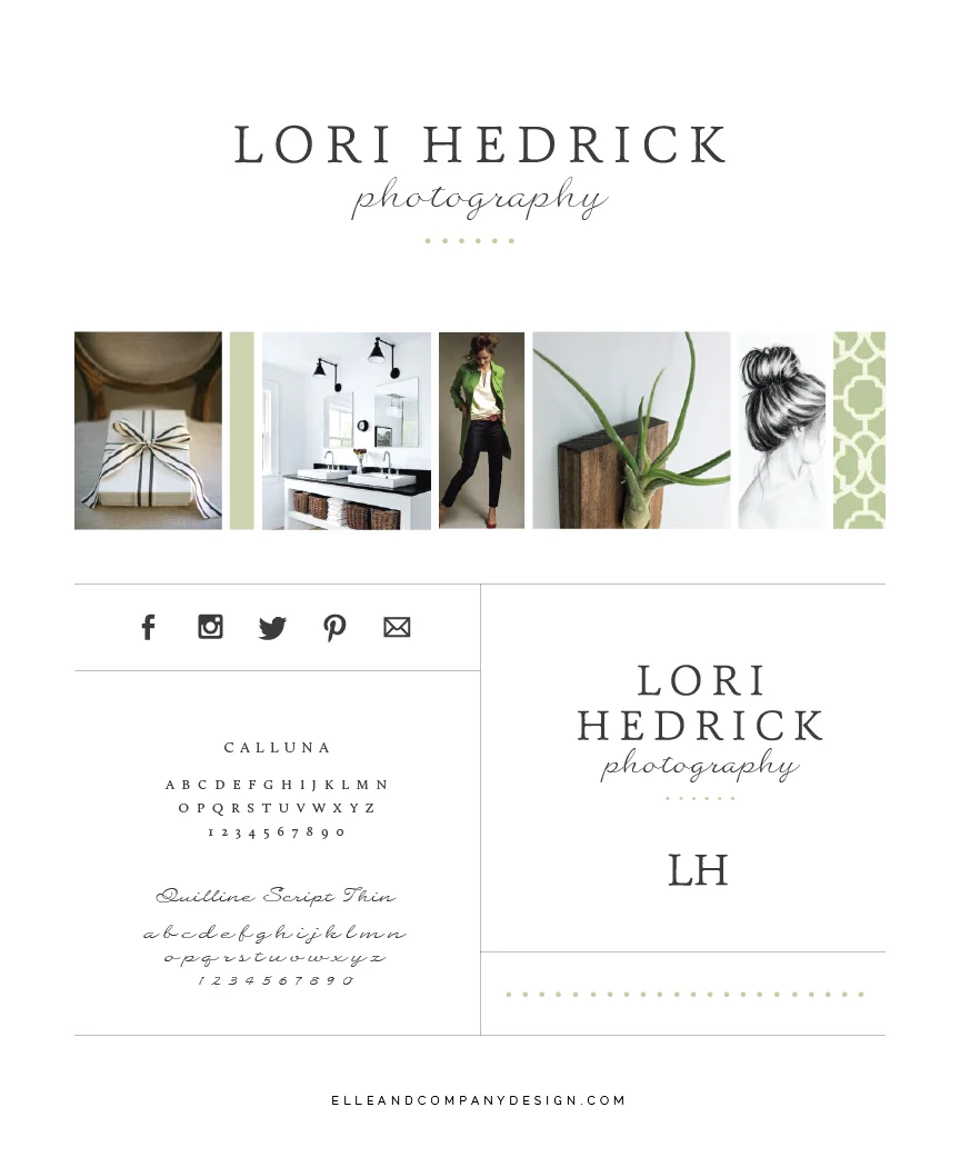 New Brand + Website Design for Lori Hedrick Photography