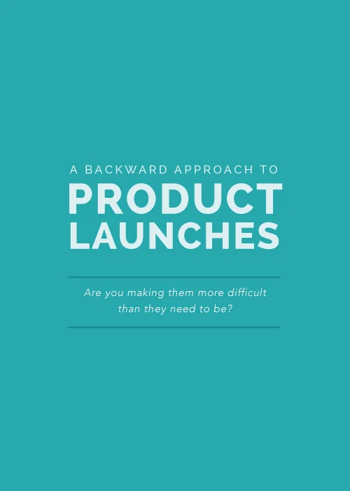 A Backward Approach to Product Launches