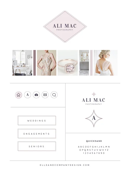 New Brand + Website Design for Ali Mac Photography