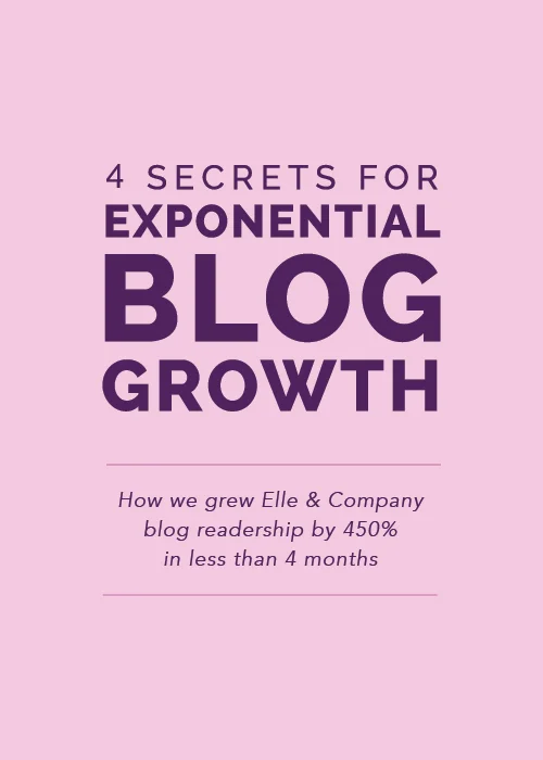 4 Secrets for Exponential Blog Growth