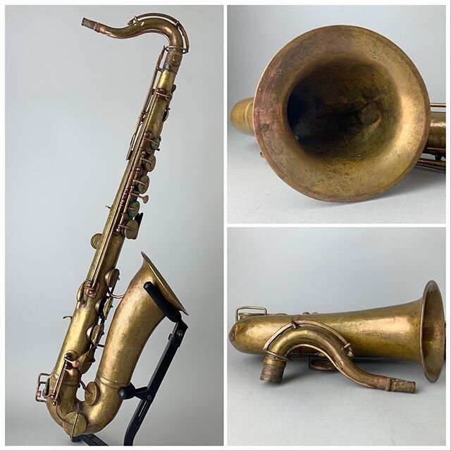 Another Adolphe Sax Tenor has arrived here at the shop for a complete restoration! Stay posted for updates!
.
.
.
.
.
.
.
#musichistory #adolphesax #saxophone #sax #restoration #tenorsaxophone #vintagesax #antiqueinstrument #rare #barnardrepair #musi