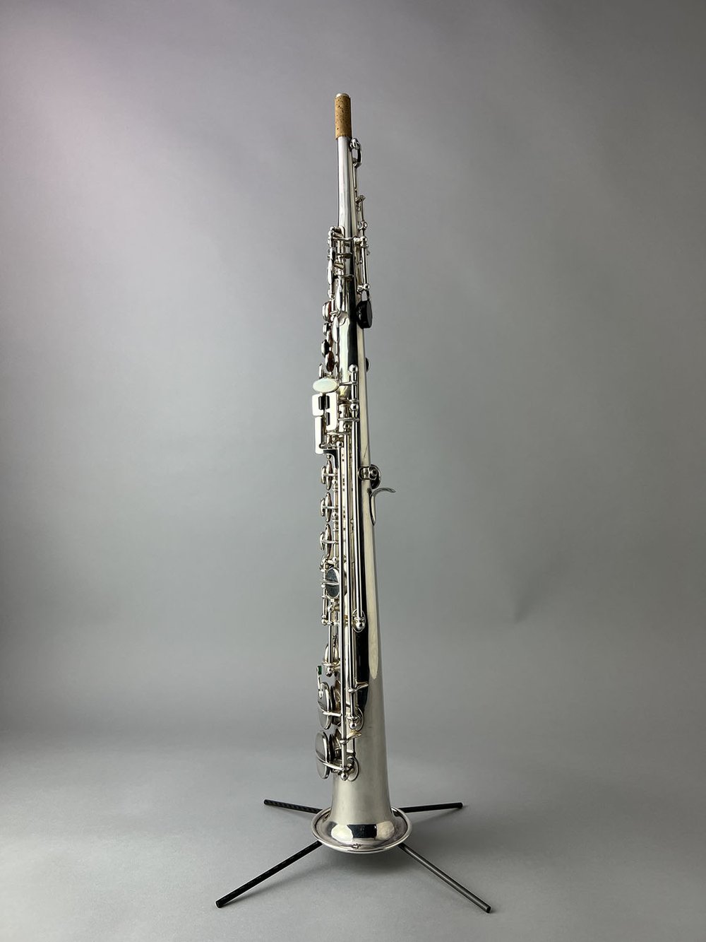 Barnard Instrument Repair — Selmer Mark VI Silver-Plated Coltrane Soprano 95xxx Barnard Instrument Repair — Selmer Mark VI Silver-Plated Coltrane Soprano 95xxx