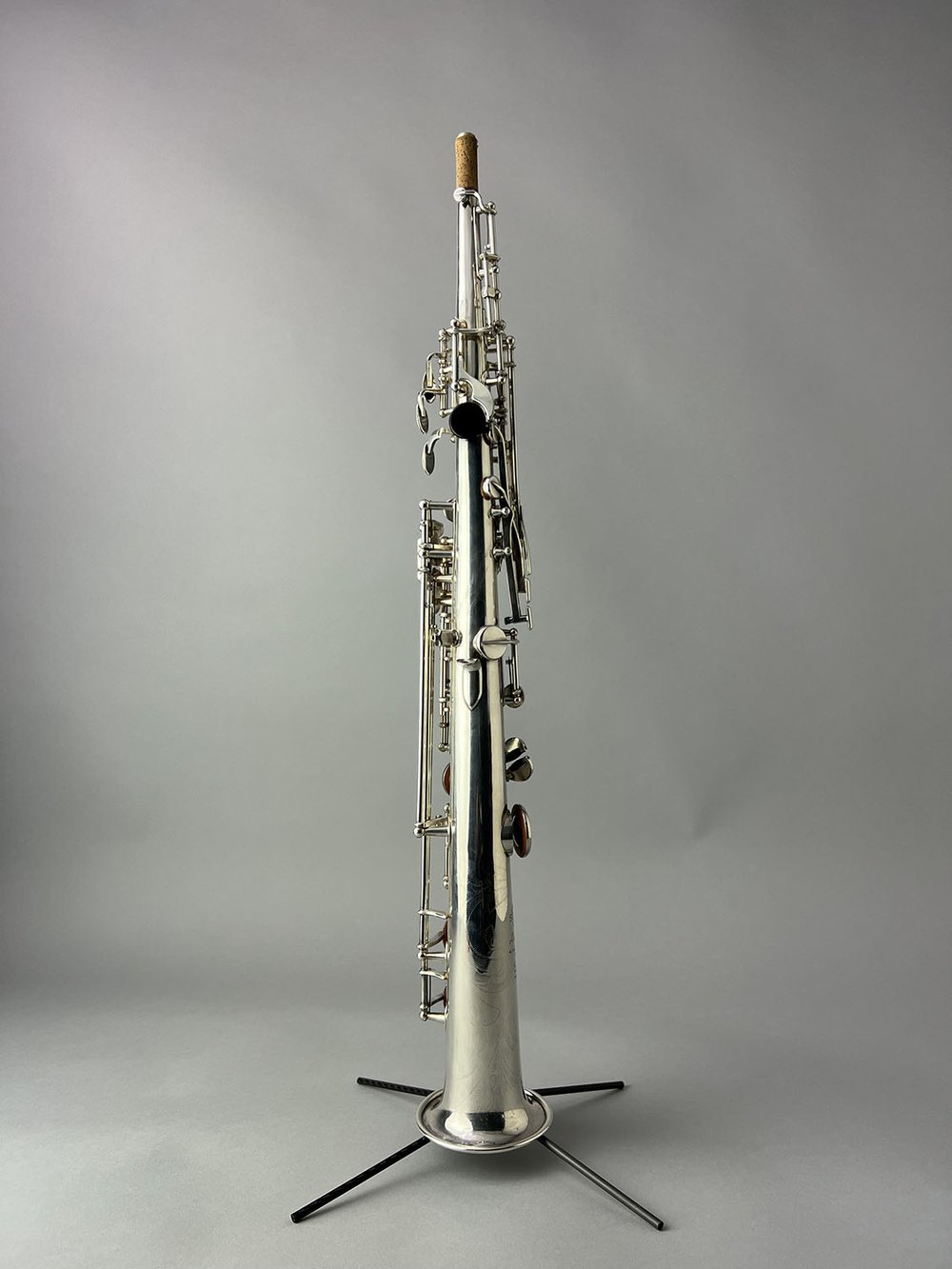 Barnard Instrument Repair — Selmer Mark VI Silver-Plated Coltrane Soprano 95xxx Barnard Instrument Repair — Selmer Mark VI Silver-Plated Coltrane Soprano 95xxx