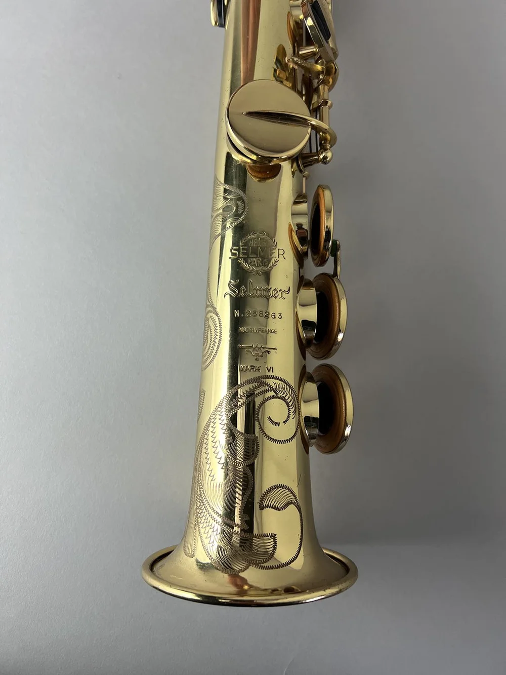 Barnard Instrument Repair — Selmer Mark VI Soprano 258xxx