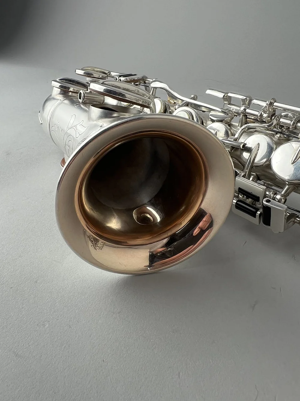 Barnard Instrument Repair — Buescher True Tone Curved Soprano 228xxx