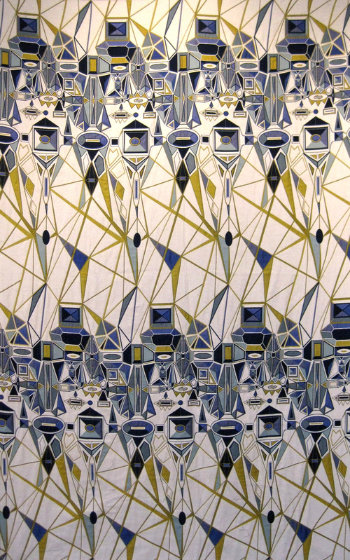 Jacquard woven, cotton and polyester