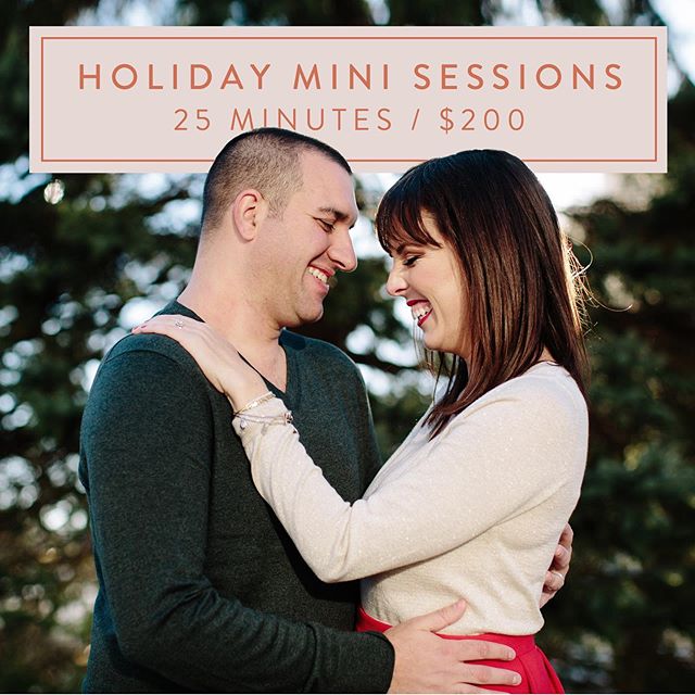 Now booking Holiday Mini Sessions! ✨ Monday, November 11, 2019 at @themaplesestate ✨ Head to the link in my bio to get in touch and I will send along all the details on how you can reserve your mini session spot ✨