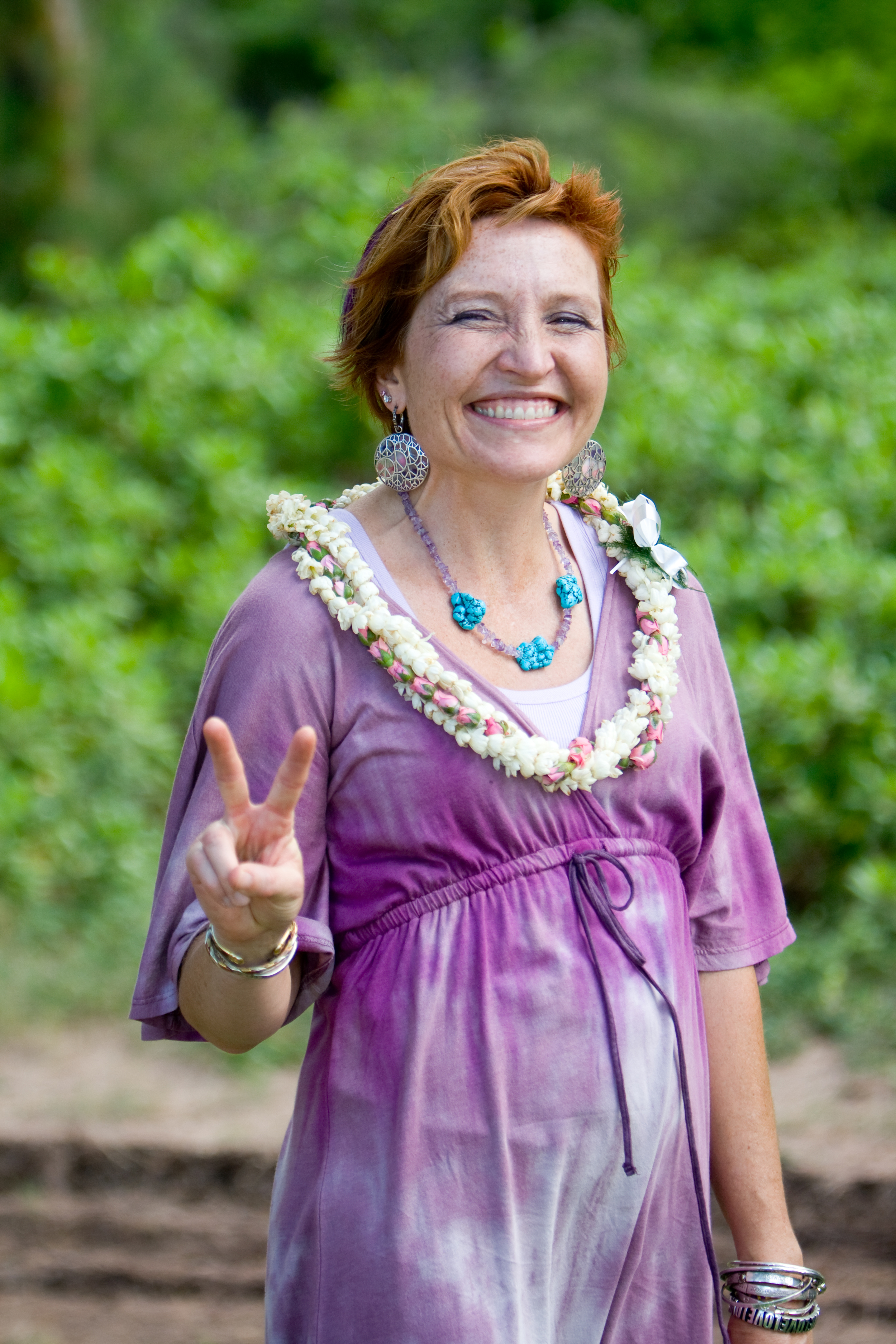Annette being all cool in Hawaii