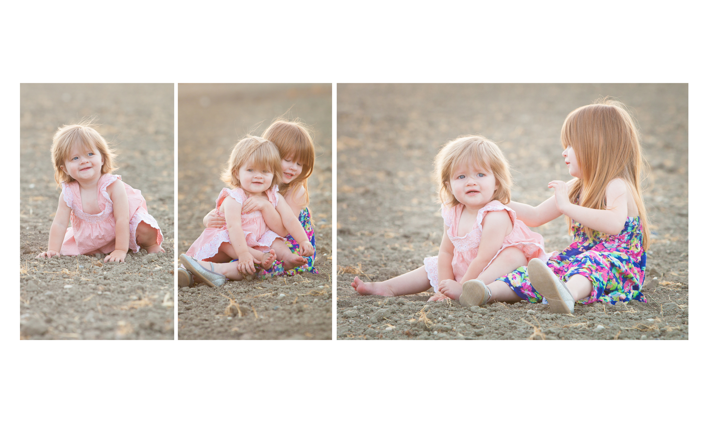 Girls looove playing in the dirt!