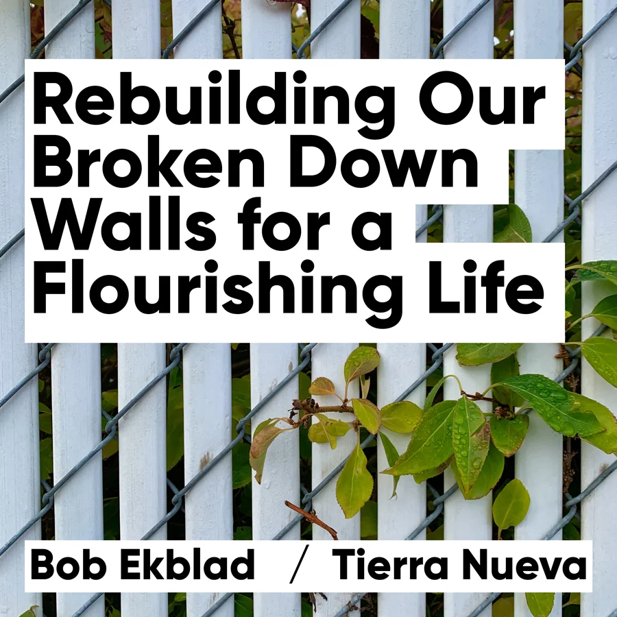 Bob Ekblad: Rebuilding Our Broken Down Walls for a Flourishing Life