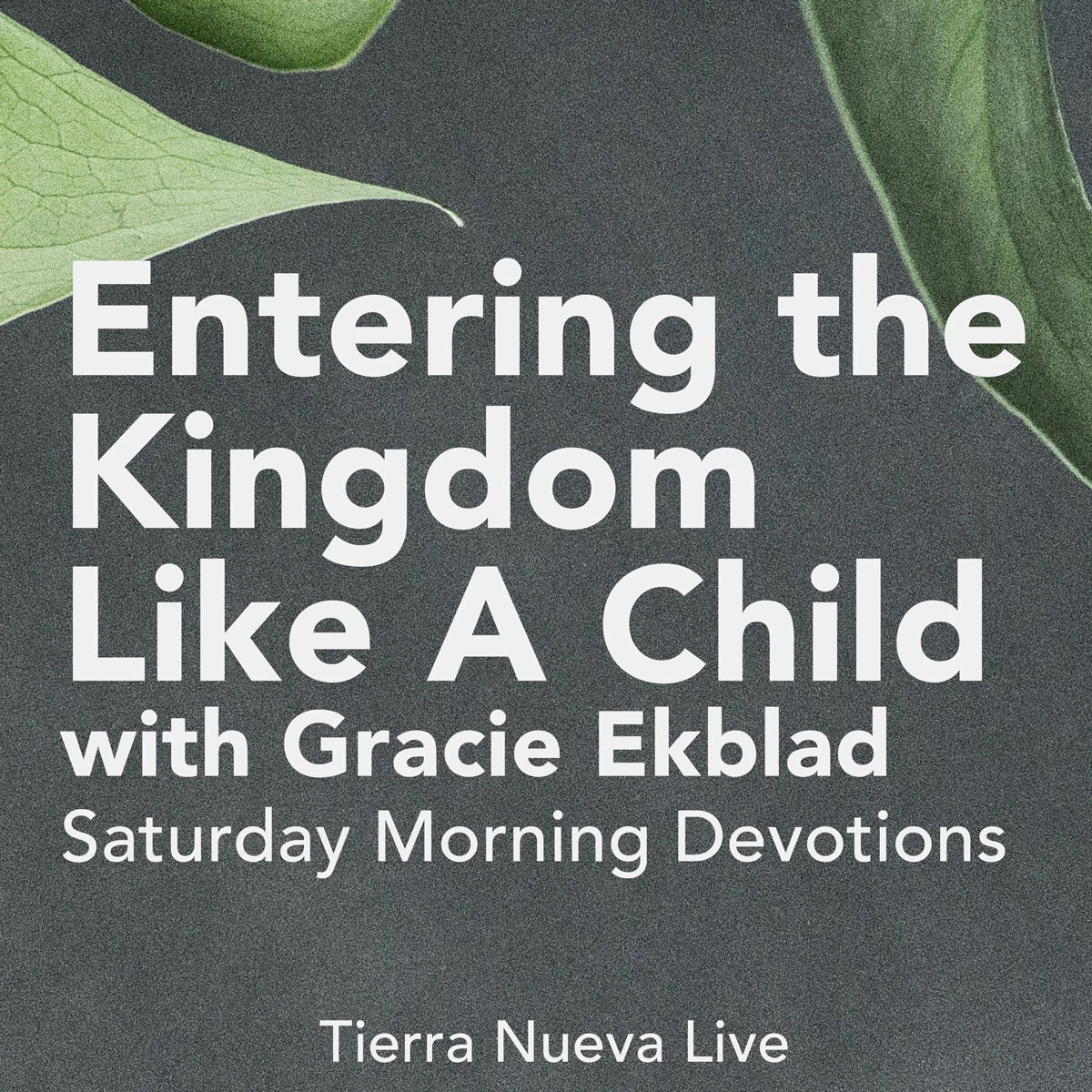 Entering the Kingdom of God Like a Child: Morning Devotions with Gracie Ekblad