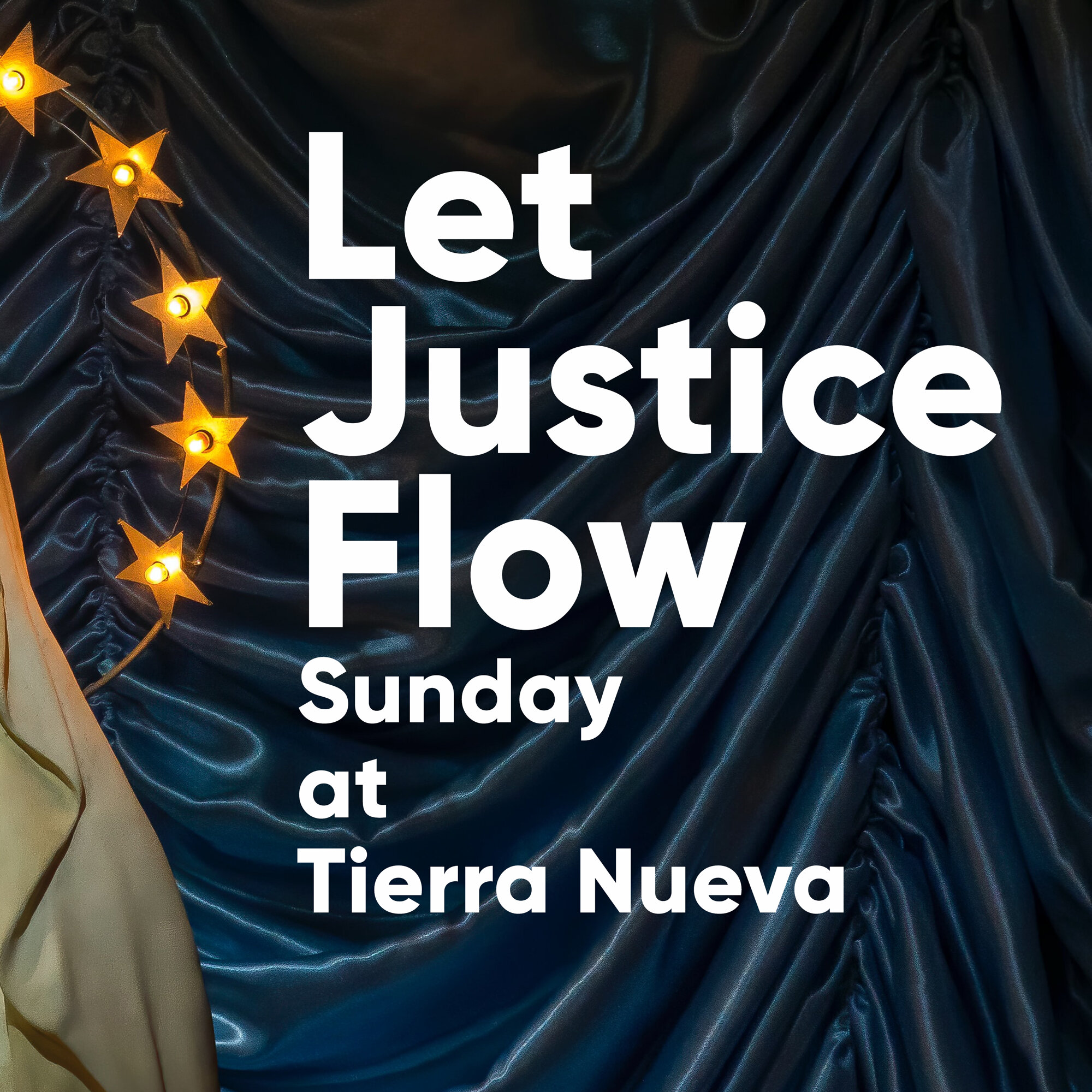 Sunday: Let Justice Flow / Amos 5:23-24