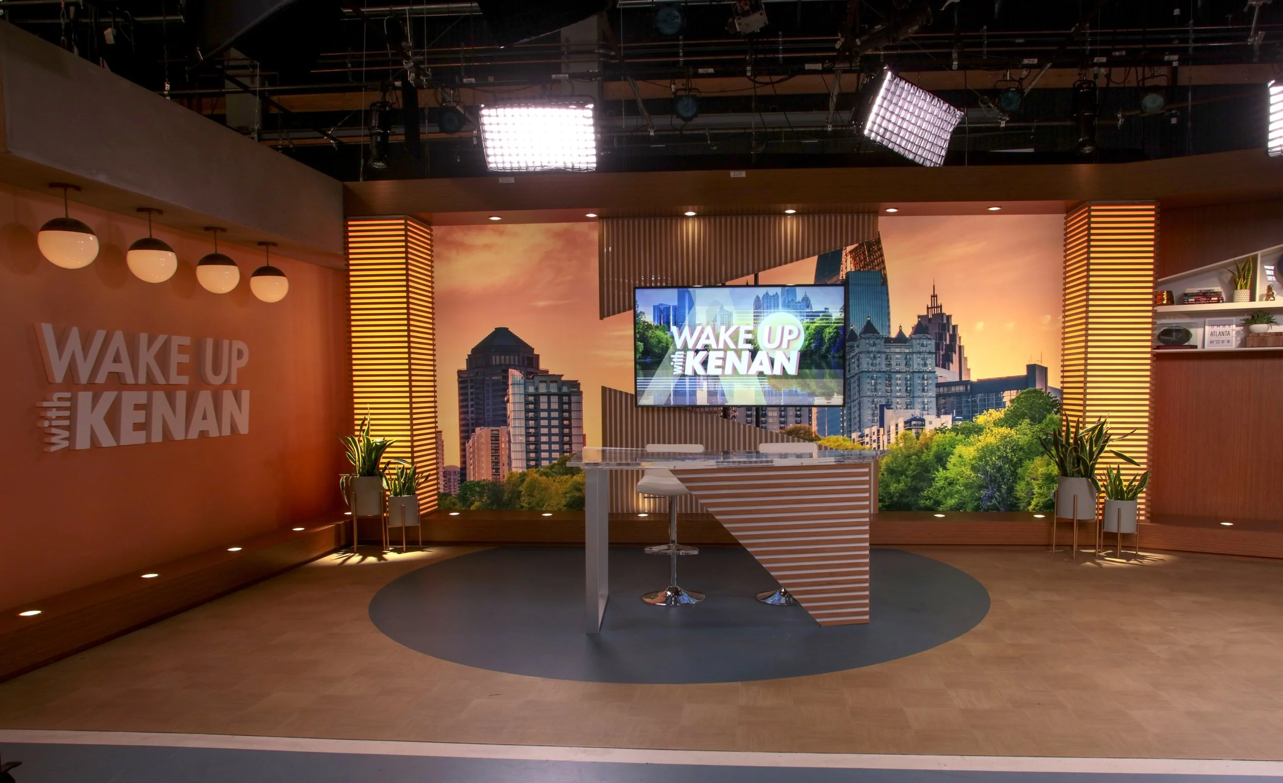 Kenan - Morning Show Sign, Backdrop + Screen GFX