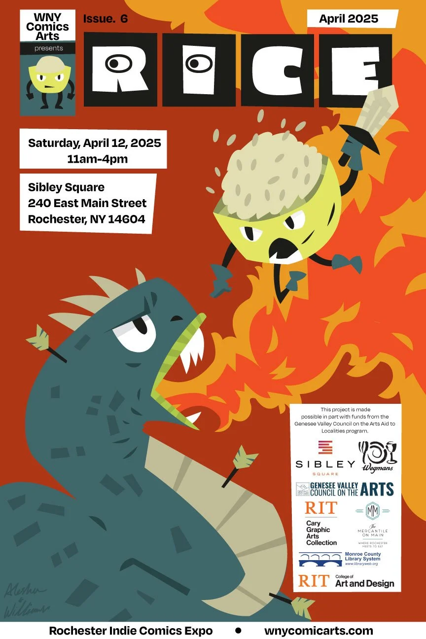 Rochester Indie Comics Expo Poster Design