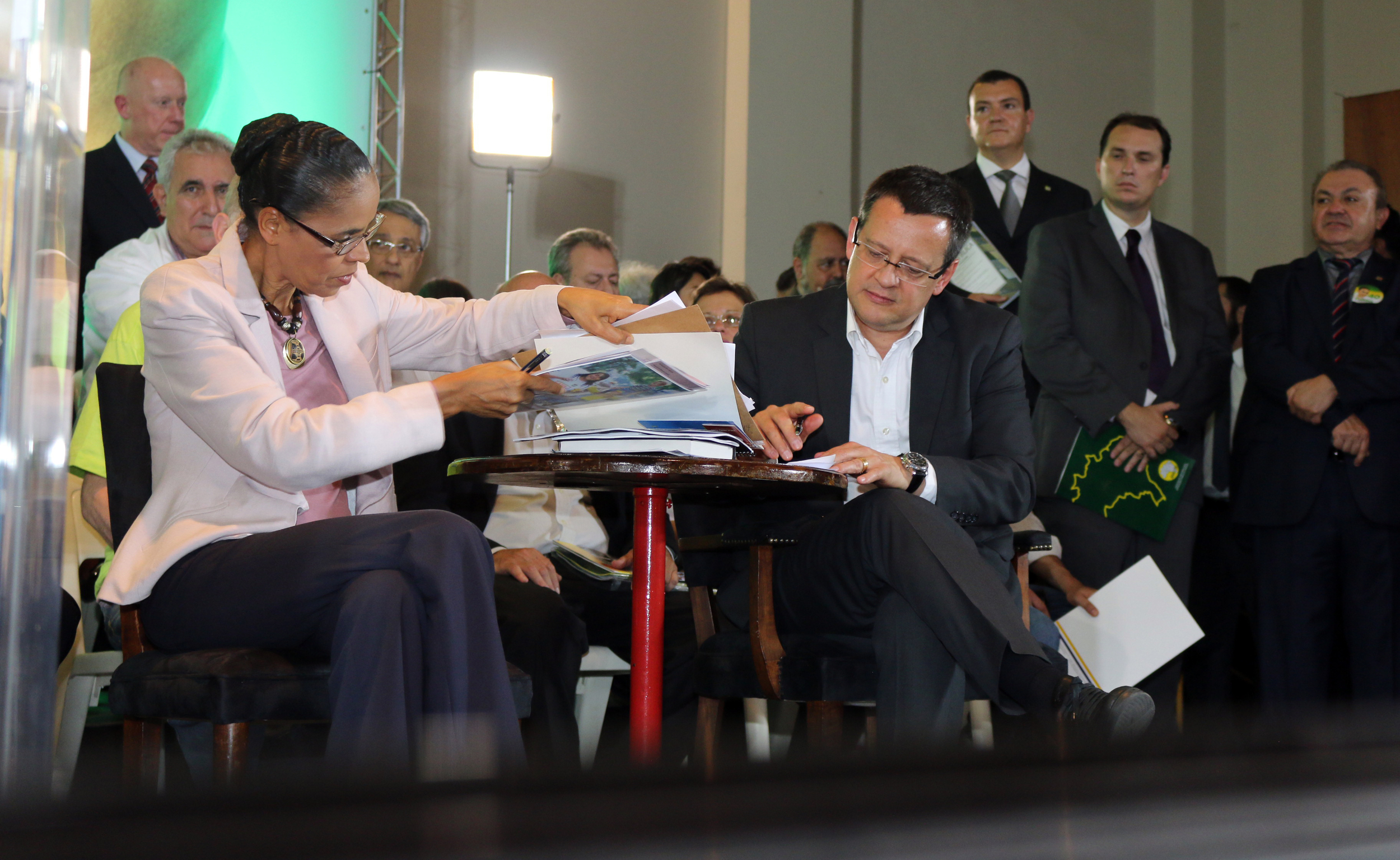  Membros do Fonacate participaram de encontro em São Paulo com a presidenciável Marina Silva. Foto: Filipe Calmon / ANESP 