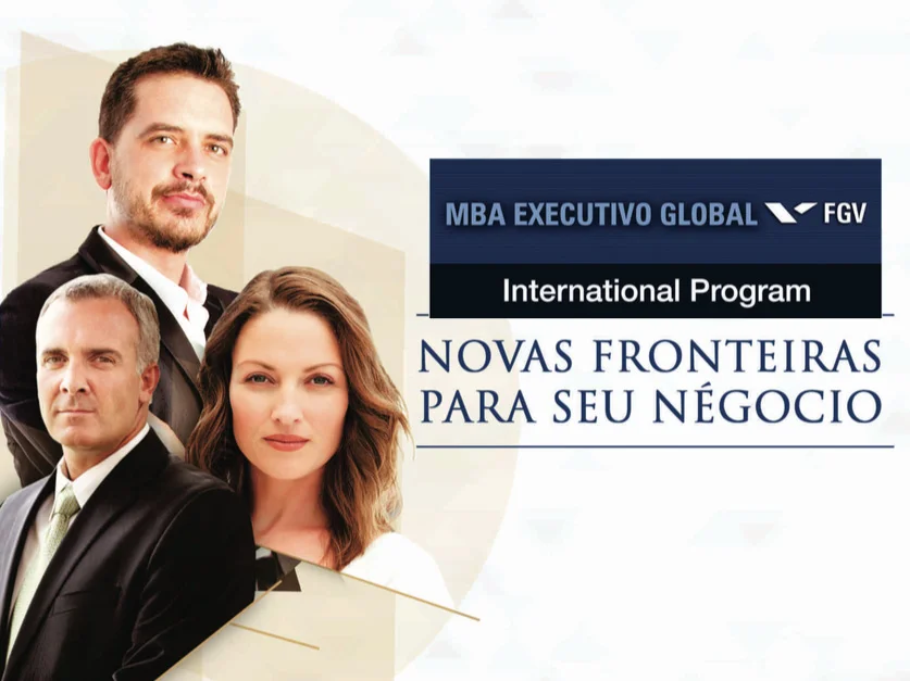 Inscrições abertas para o MBA Executivo Global da FGV
