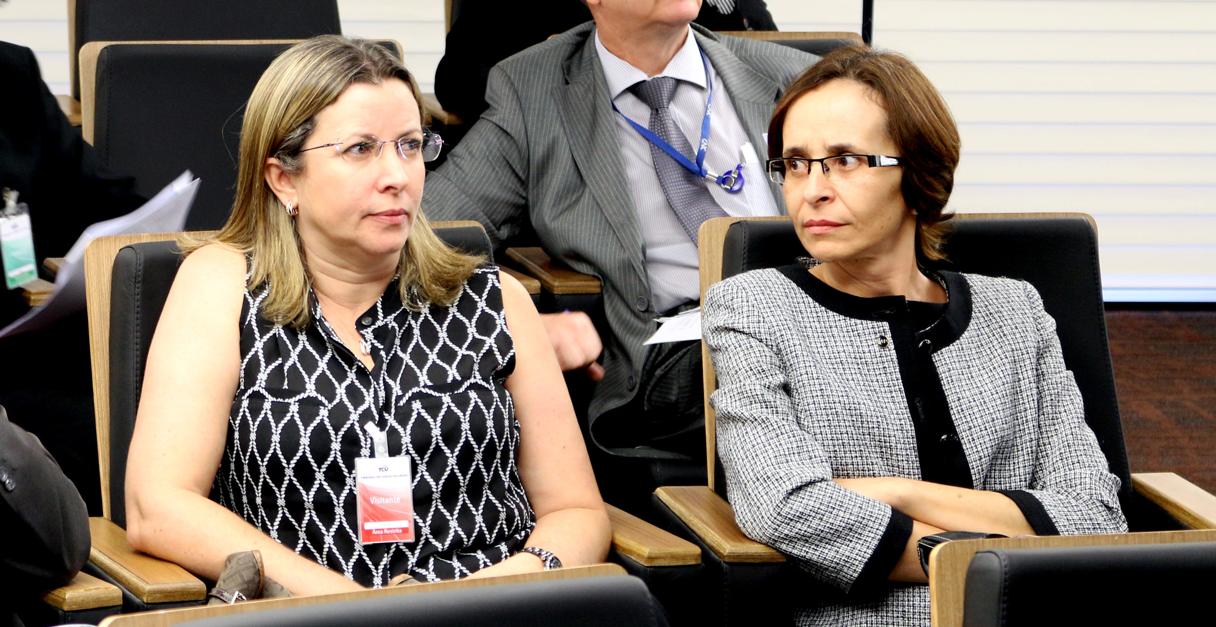  Ana Lúcia Amorim de Brito, secretária de Gestão Pública do MP e Marilene Ferrari Lucas, secretária-adjunta da Segep/MP. Foto: Filipe Calmon / ANESP&nbsp; 