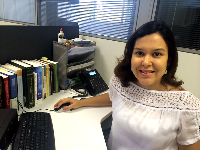 Patrícia Semensato atua no CADE. Foto: Arquivo Pessoal