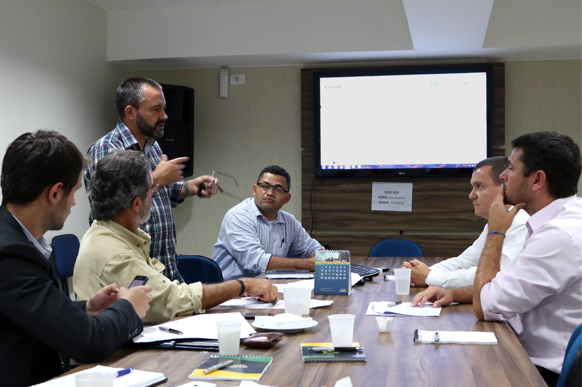 Reunião do Ciclo de Gestão na sede da Assecor. Foto: Filipe Calmon / ANESP