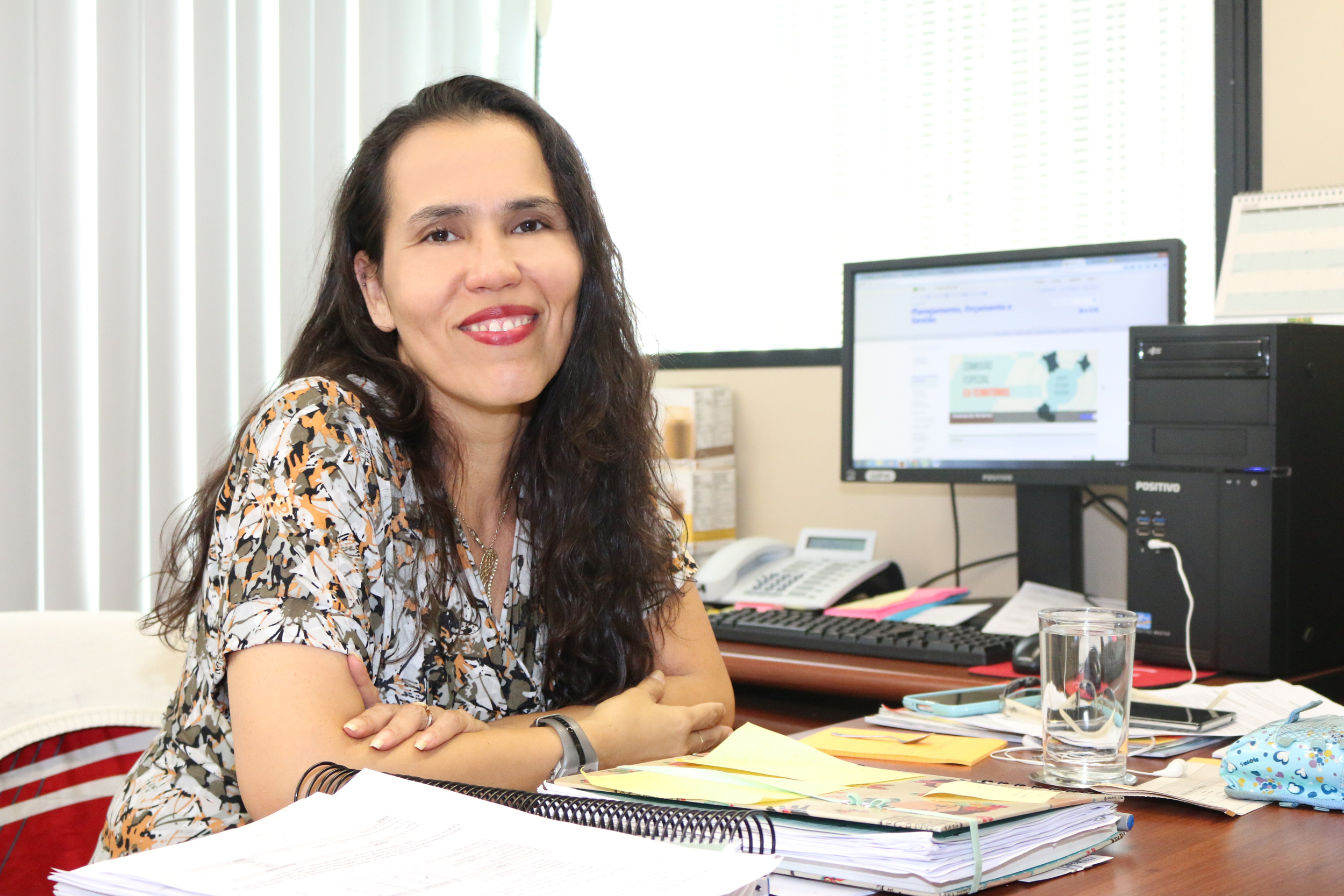 Regina Luna é Diretora do Departamento de Modelos Organizacionais e Força de Trabalho dos Setores de Infraestrutura e de Articulação Governamental do Ministério do Planejamento. Foto: Filipe Calmon / ANESP