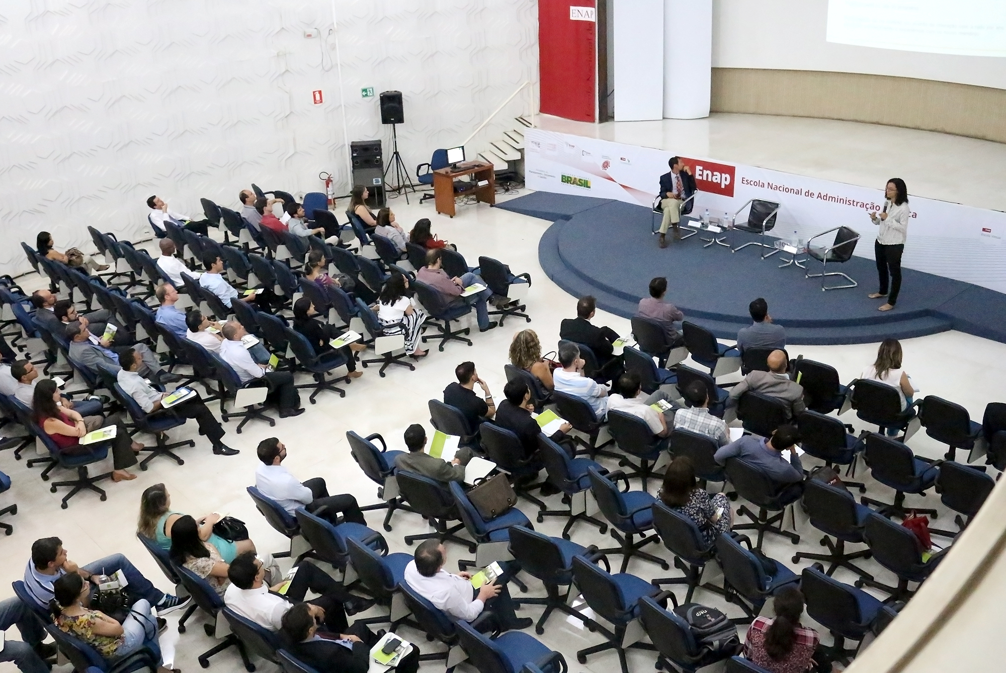 Evento foi realizado no auditório da ENAP