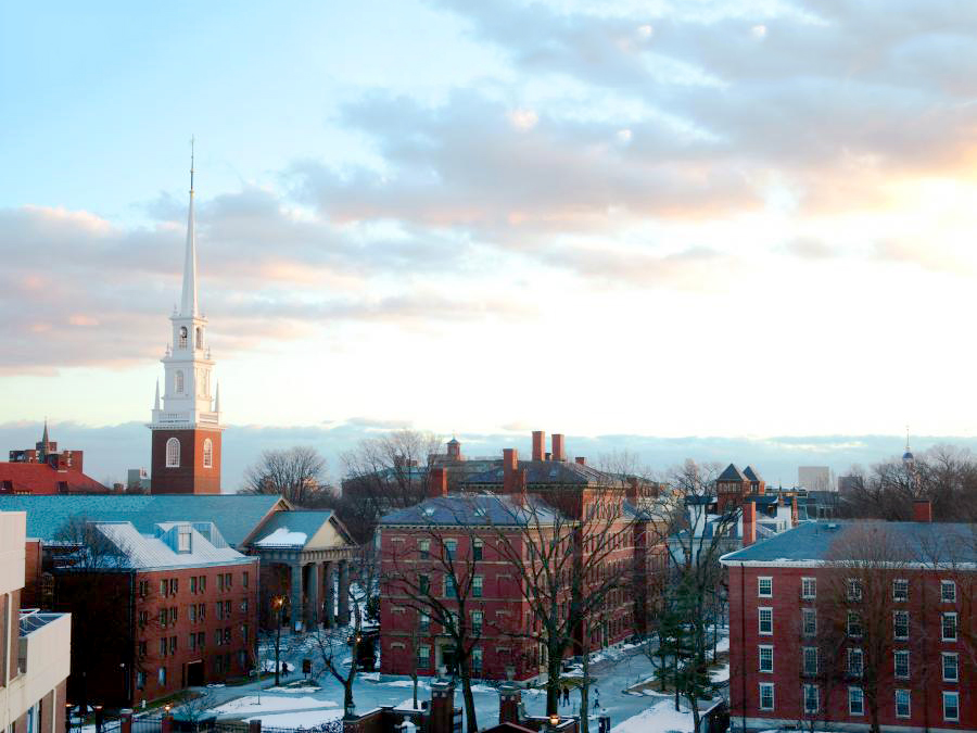Parte do curso será realizado em Harvard. Foto: Harvard University